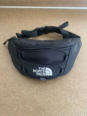 The North Face Black Waist Pack with Front Logo